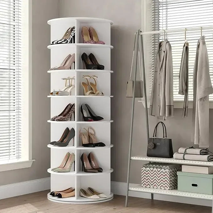 7-Tier Spinning Shoe Rack
