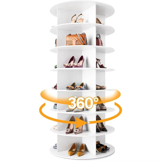 7-Tier Spinning Shoe Rack