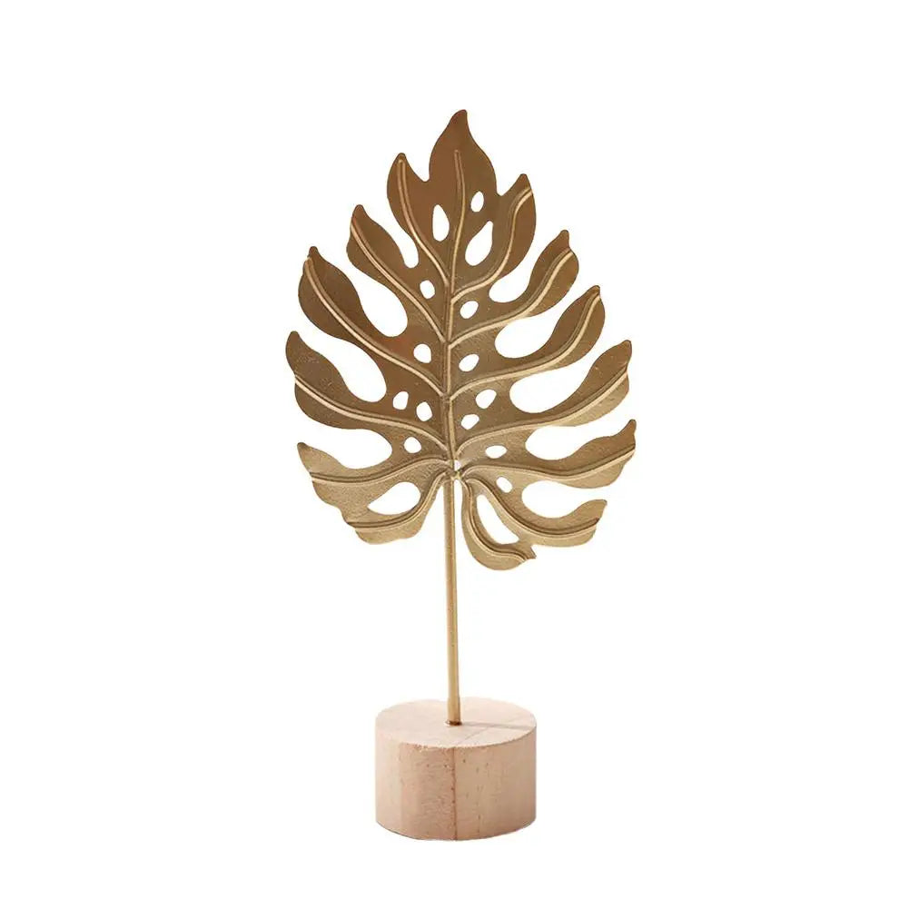 Nordic Style Iron Art Ginkgo Leaf Decoration