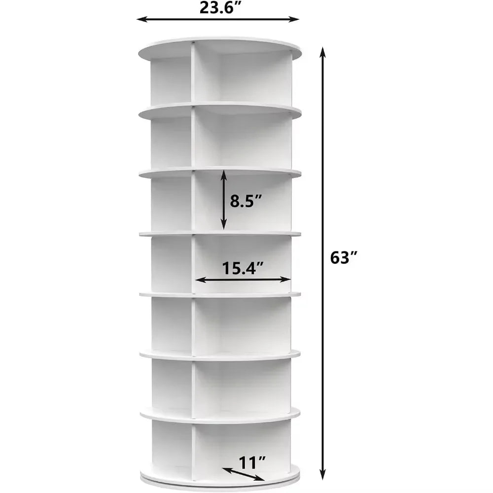 7-Tier Spinning Shoe Rack