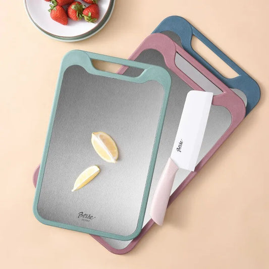 Stainless Steel Double-Sided Cutting Board